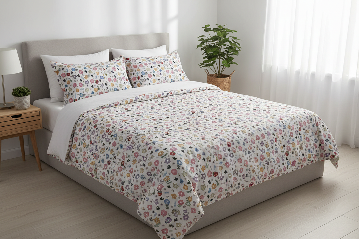 كفر لحاف بديكور اسكندنافي