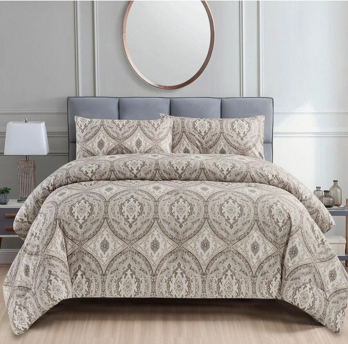 طقم ملاية سرير قطن معالج من الوبرة