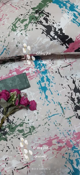 طقم ملاية سرير قطن ضد الوبرة
