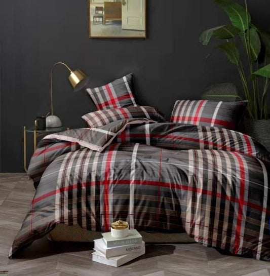 طقم ملاية سرير قطن ضد الوبر - كارو كلاسيكي