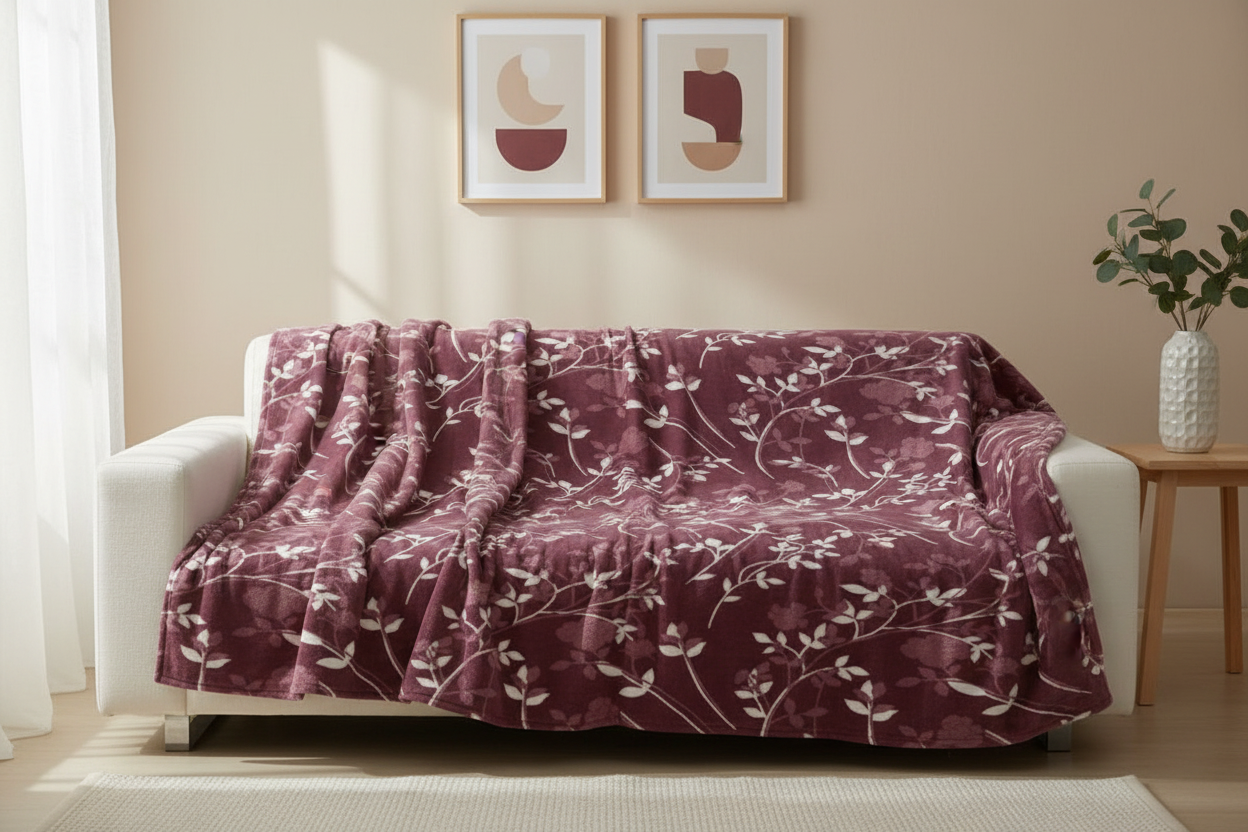 دفاية برغندي بأوراق