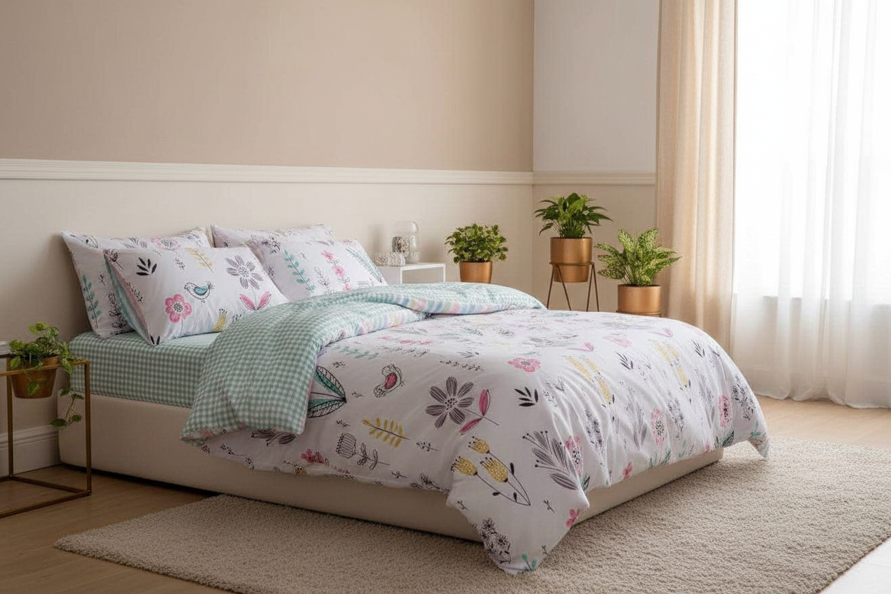 كفر لحاف وجهين - ورود وكارو مينت