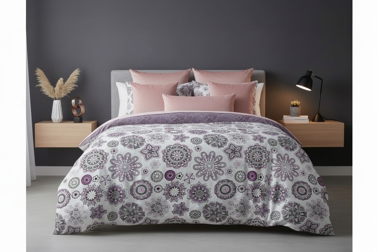 كفر لحاف مانديلا - مخدات وردية